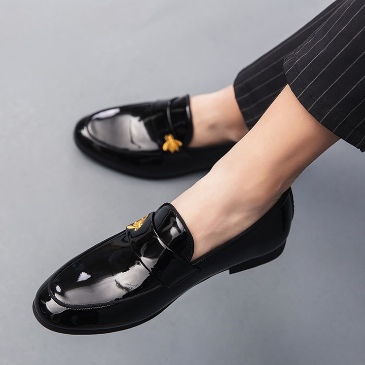 Vito Cesario Handcrafted Velvet Leather Shoes