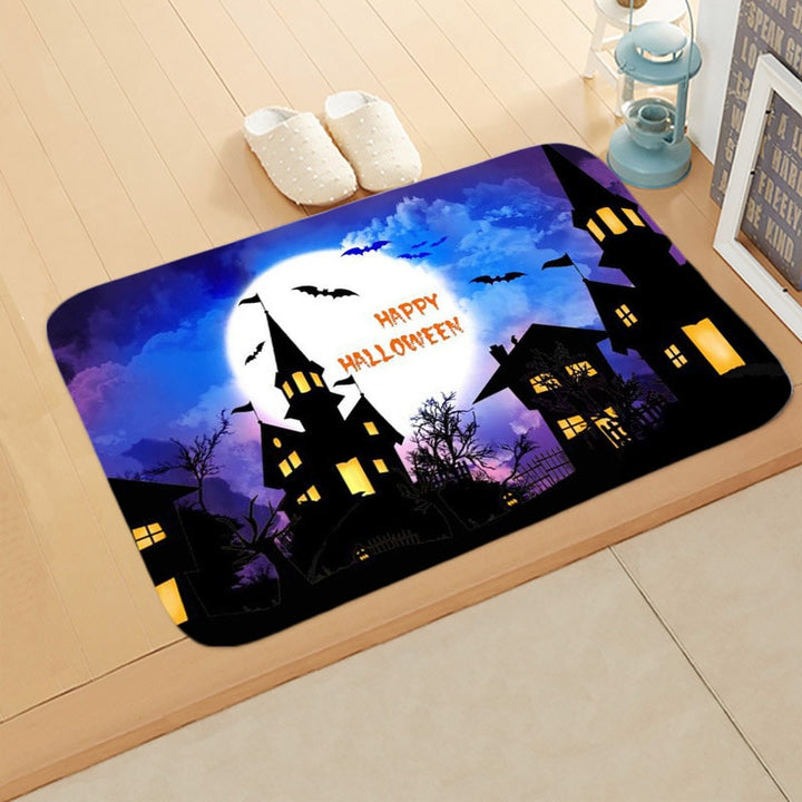 Festive Fright Halloween Welcome Rug