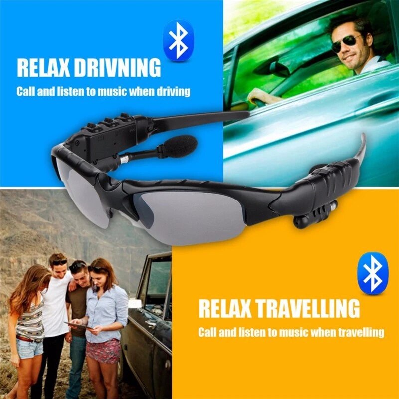 SonoGlare 3-in-1 Bluetooth Sunglasses