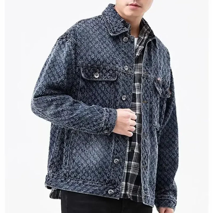 Colton Ridged Denim Jacket