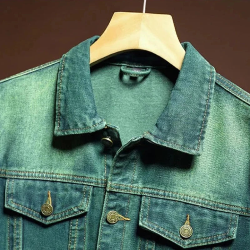 Emerald Stonewash Denim Jacket