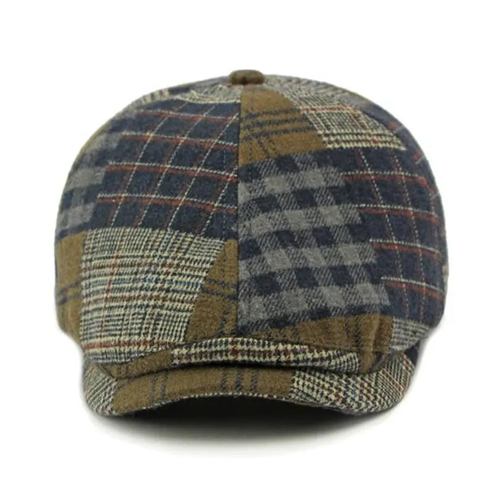 Newsboy Plaid Cap