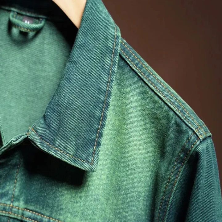 Emerald Stonewash Denim Jacket