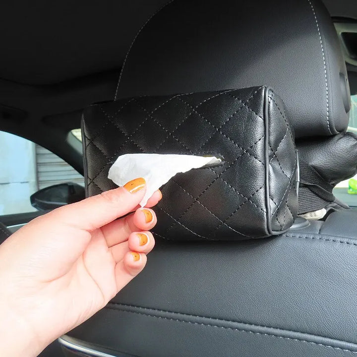 Drivemate Leather Tissue Box