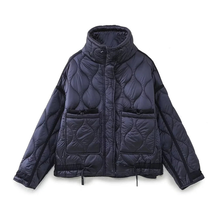 Wave Form Quilted Parka