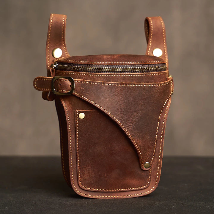 Urban Explorer Leather Waist Bag