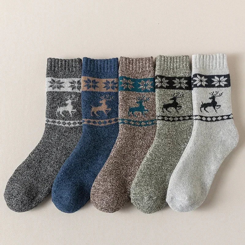 Elk Crew Merino Wool Socks