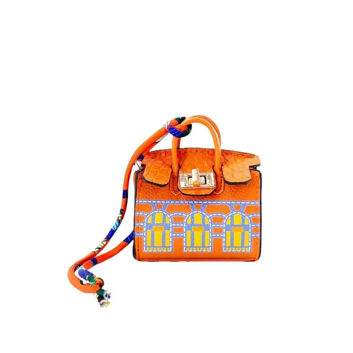 Mrs. Mini House Leather Bag