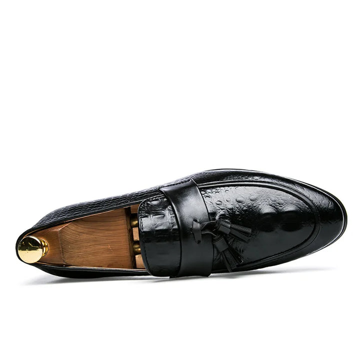 Lorenzo Porro Croc Loafers