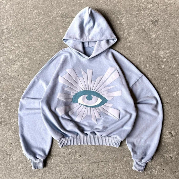 All Seeing Patchwork Hoodie