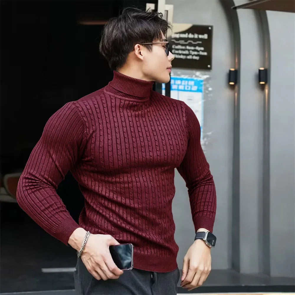 Ares V-taper Knit Sweater