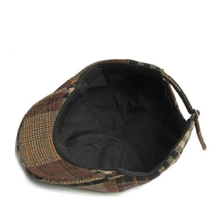 Newsboy Plaid Cap