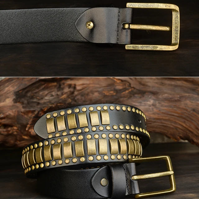 Legacy Leather Rivet Belt