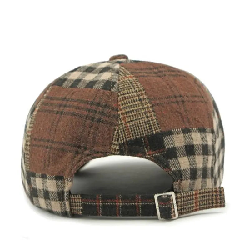 Newsboy Plaid Cap