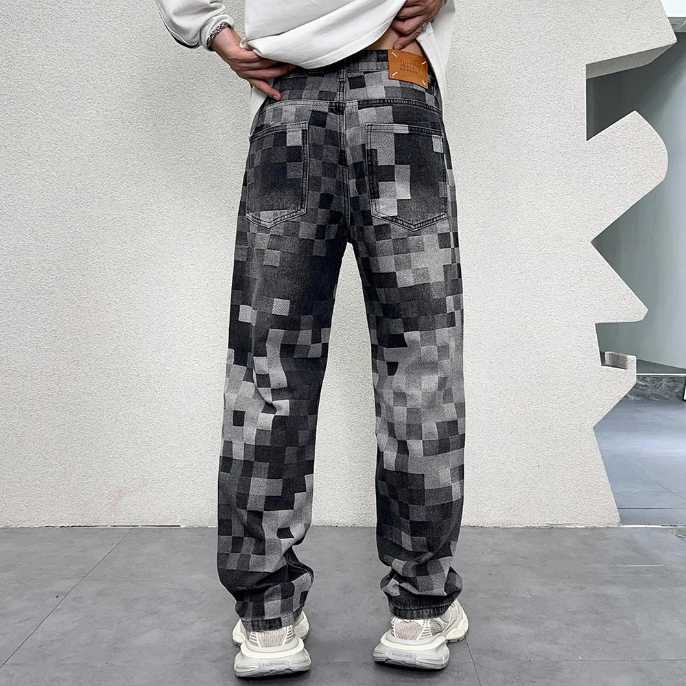 Mosaic Glitch Jeans