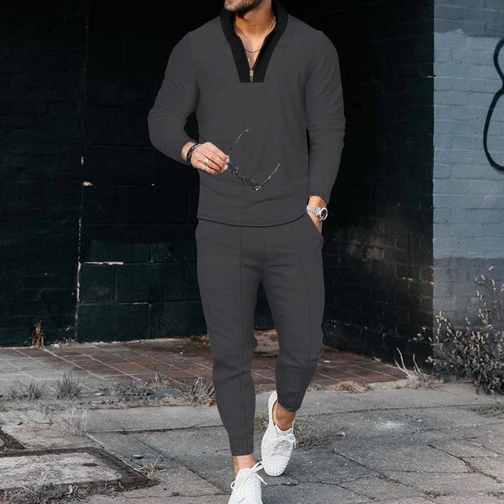 Cityslick Waffle Knit Tracksuit