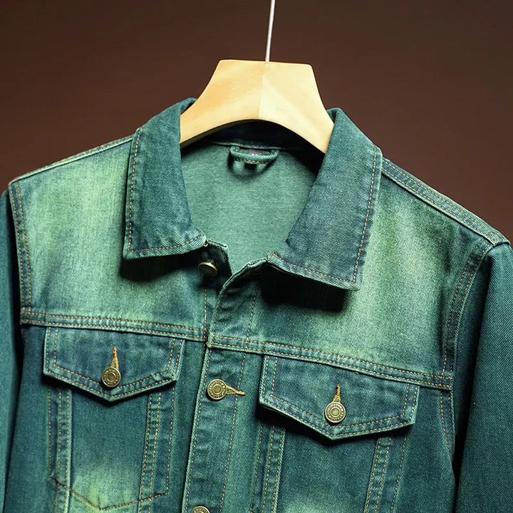 Emerald Stonewash Denim Jacket