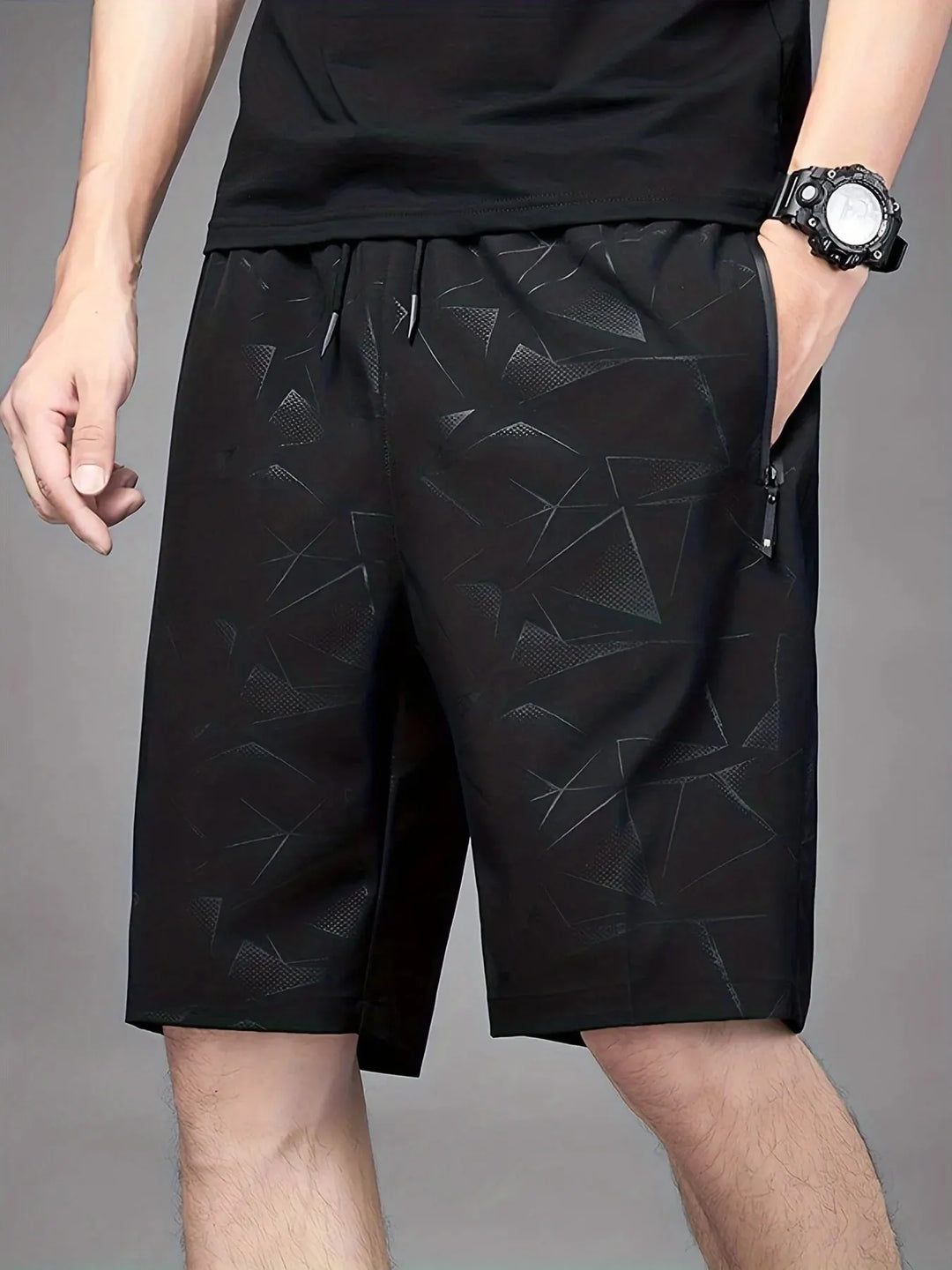 Challenger Geometric Print Shorts