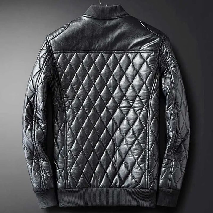 Vincent Diamond Quilted Bomber