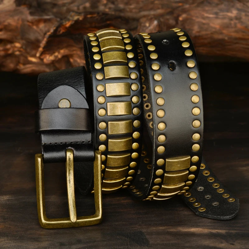 Legacy Leather Rivet Belt