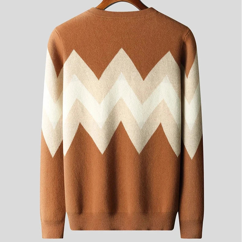 Geometric Wool Sweater