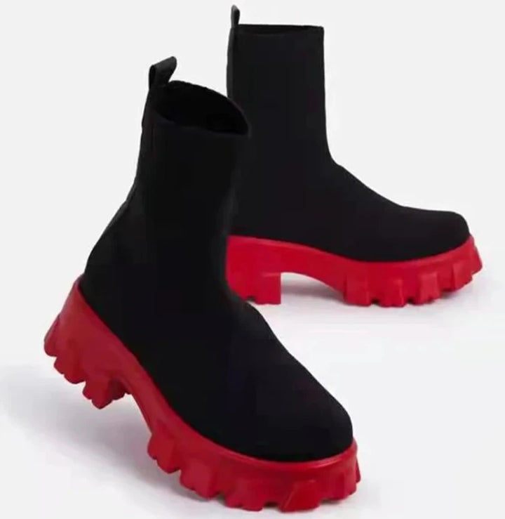 Harley Knit Platform Boots