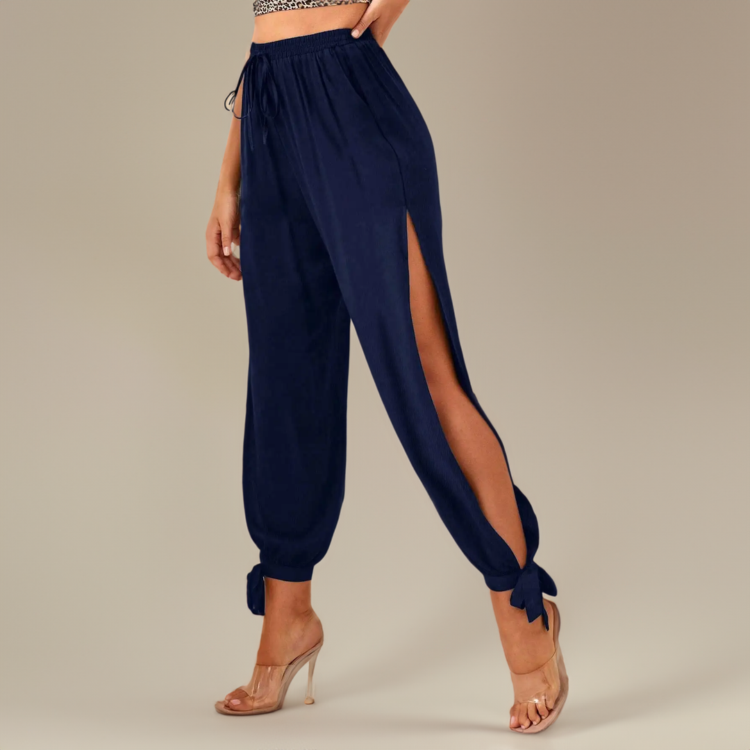 Helena Split Linen Pants