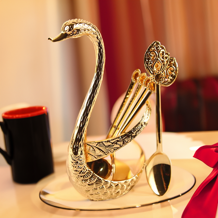 Swan Symphony Spoon Set