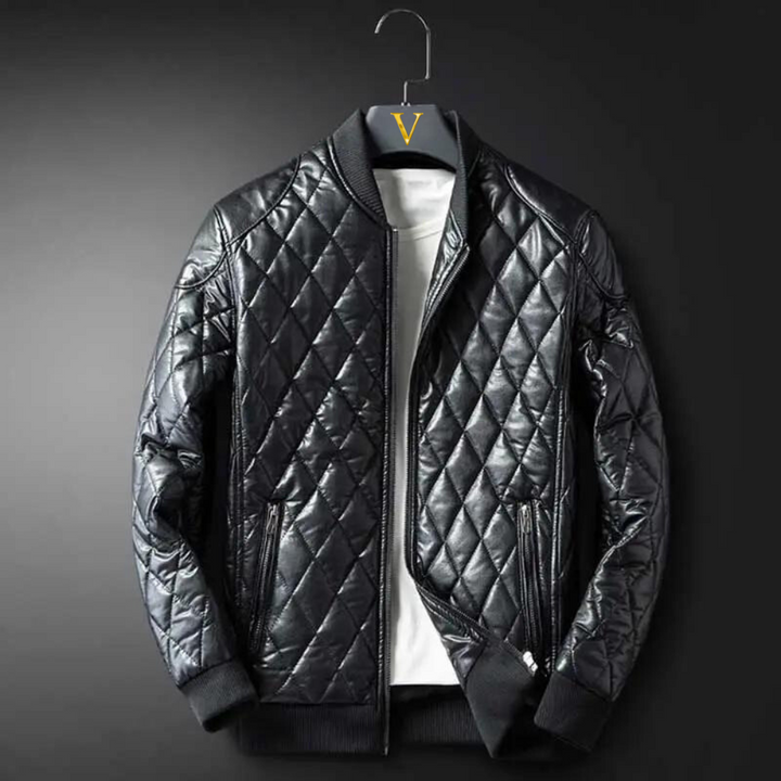 Vincent Diamond Quilted Bomber