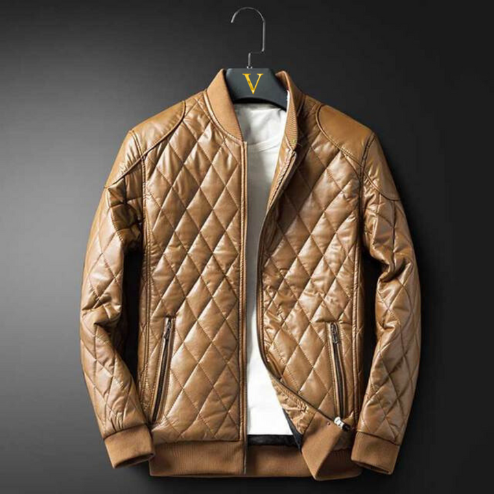 Vincent Diamond Quilted Bomber