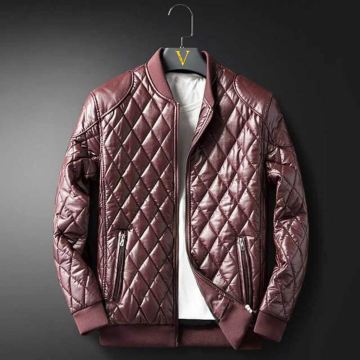 Vincent Diamond Quilted Bomber