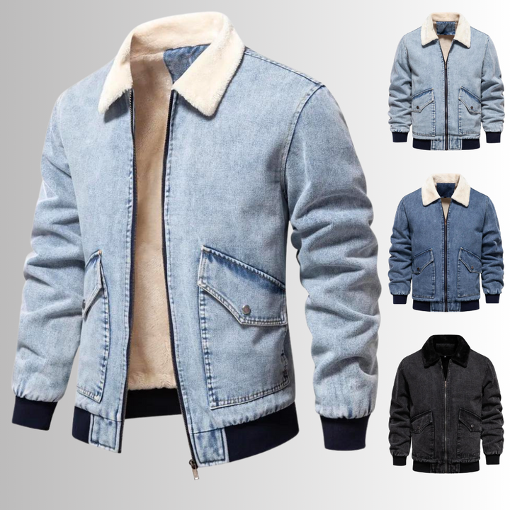 Denim Maverick Sherpa Jacket