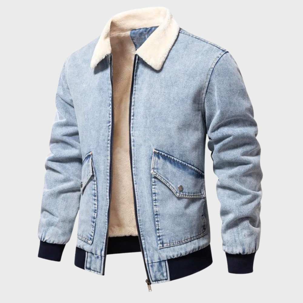 Denim Maverick Sherpa Jacket