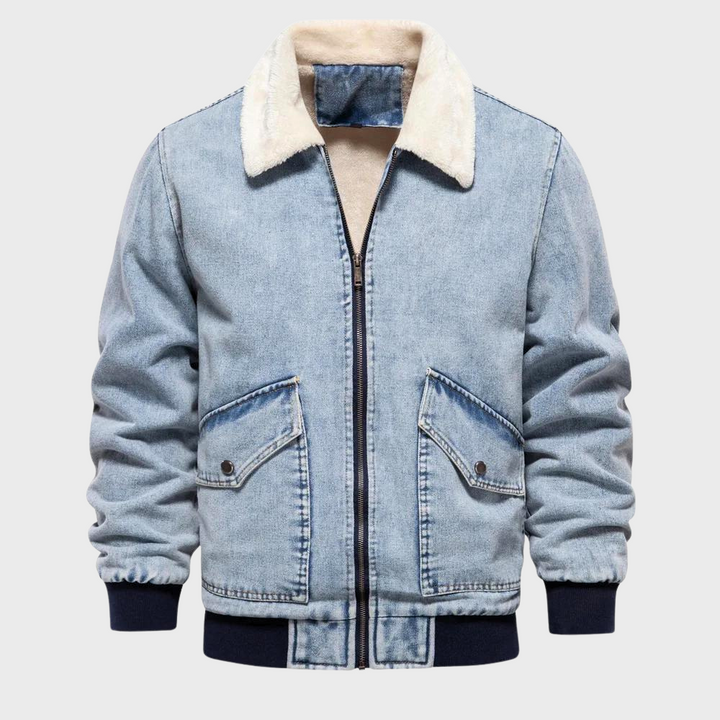 Denim Maverick Sherpa Jacket