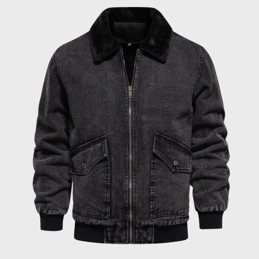 Denim Maverick Sherpa Jacket