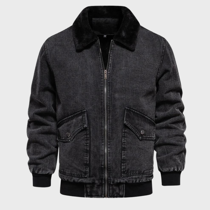 Denim Maverick Sherpa Jacket