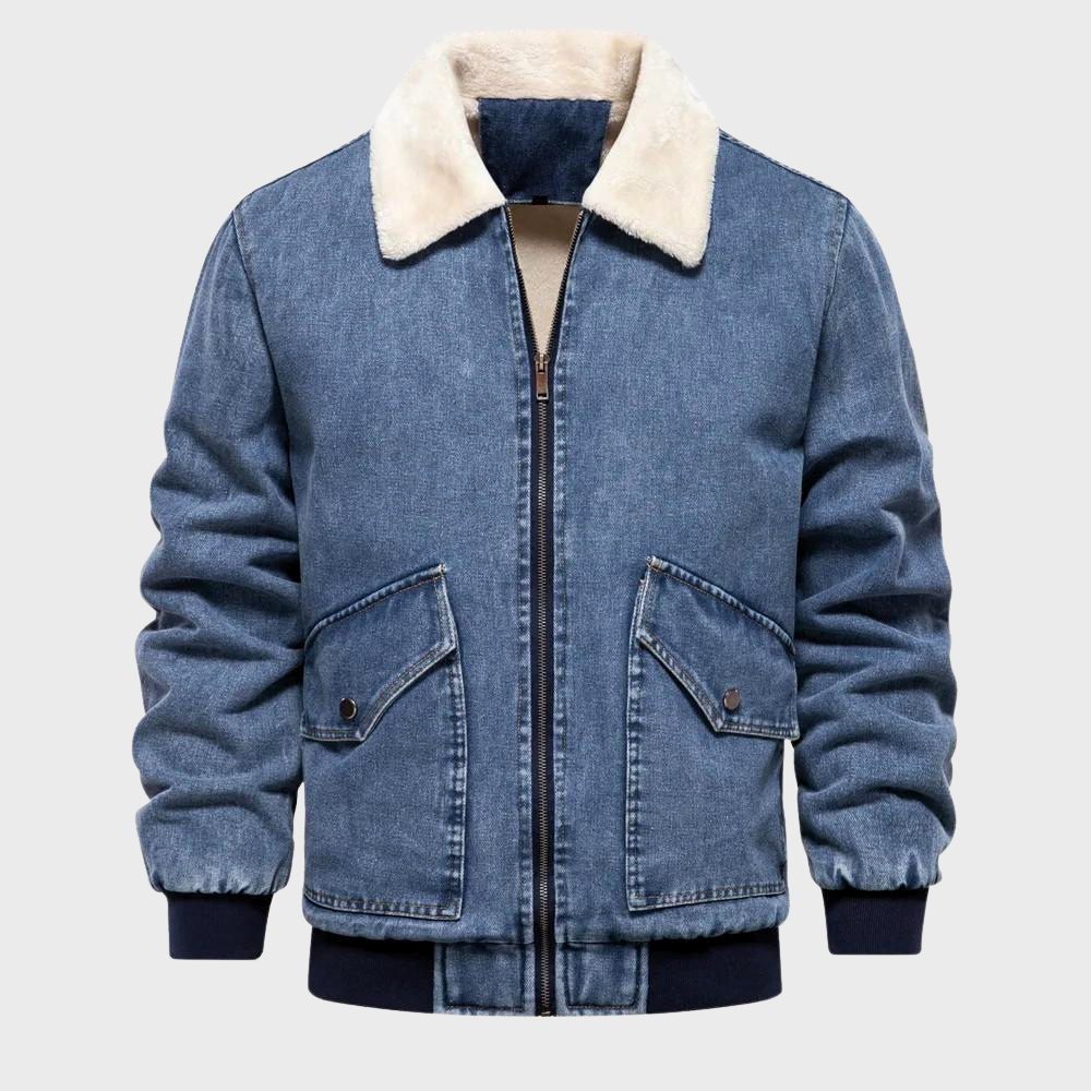 Denim Maverick Sherpa Jacket