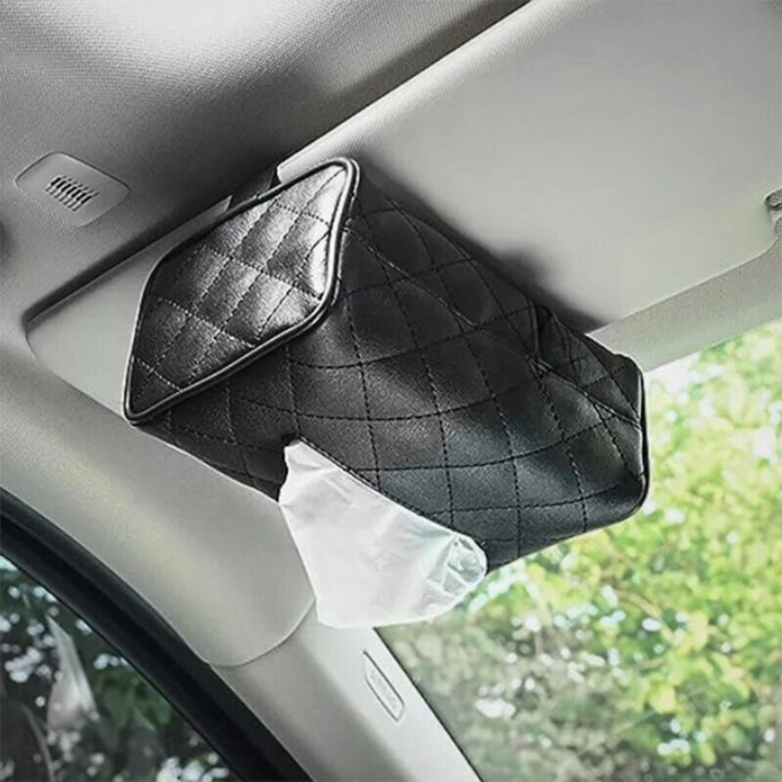 Drivemate Leather Tissue Box