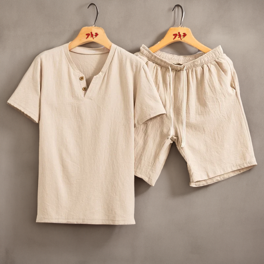 Akira 2PC Linen Summer Set