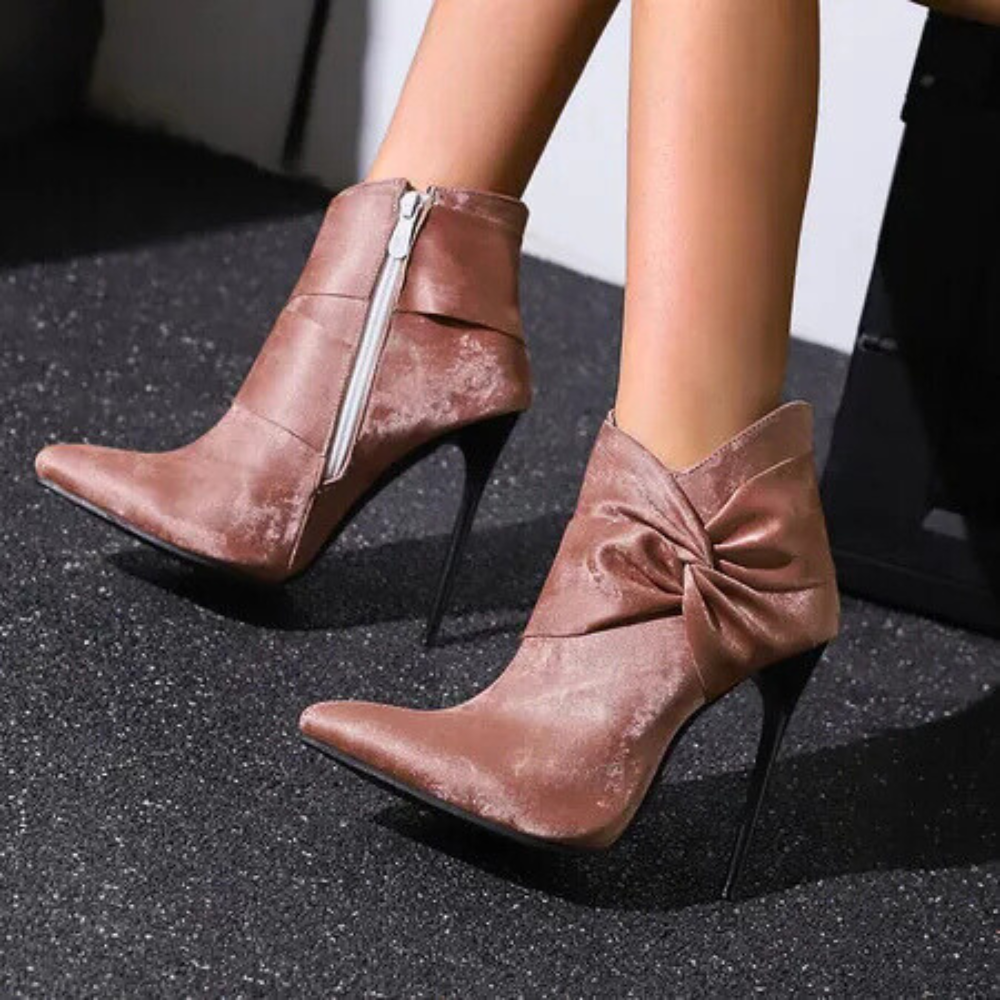 Velvet Kiss Ankle Boots