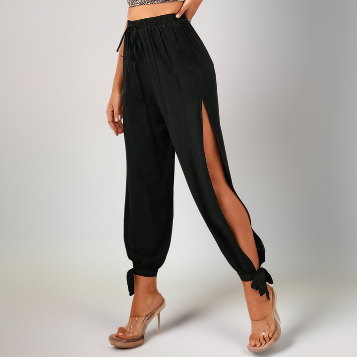 Helena Split Linen Pants