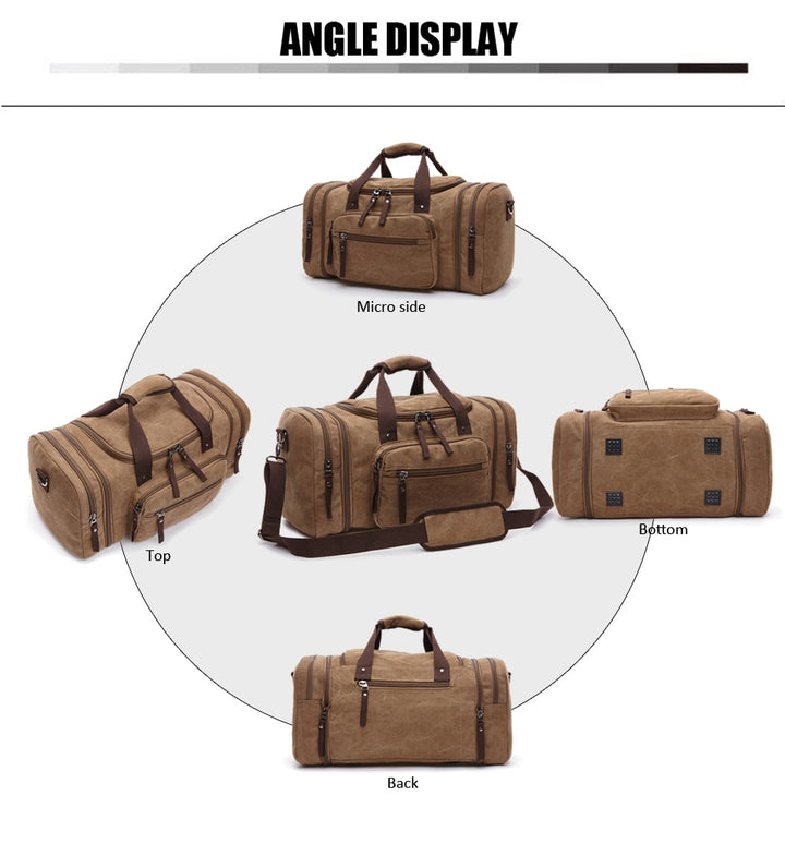 Valencia Italian Leather Weekend Duffle