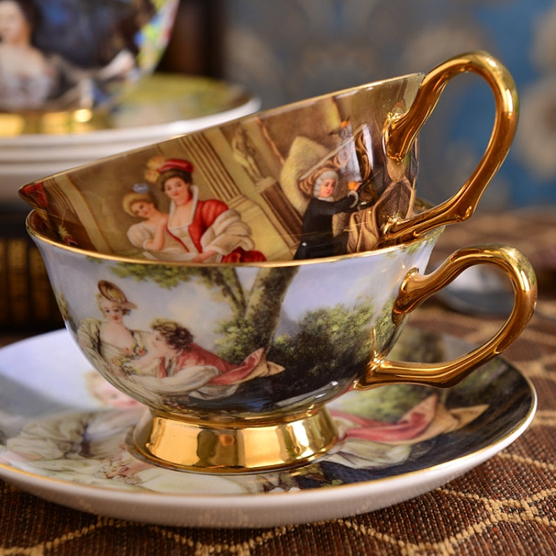 Florencia Handmade Porcelain Imperial Tea Set