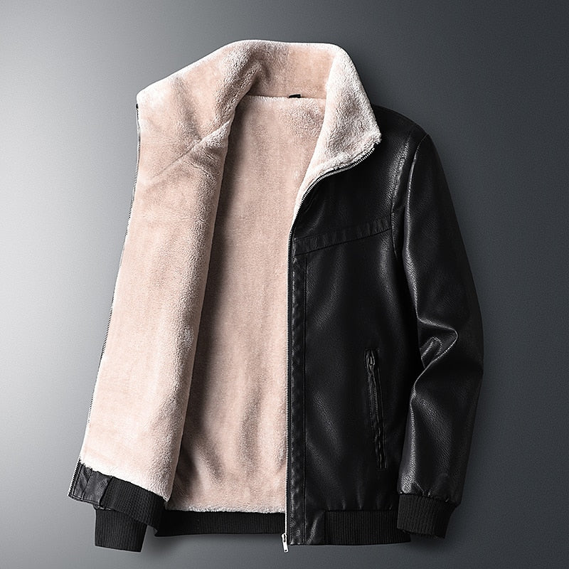 Atlas Shearling Leather Jacket