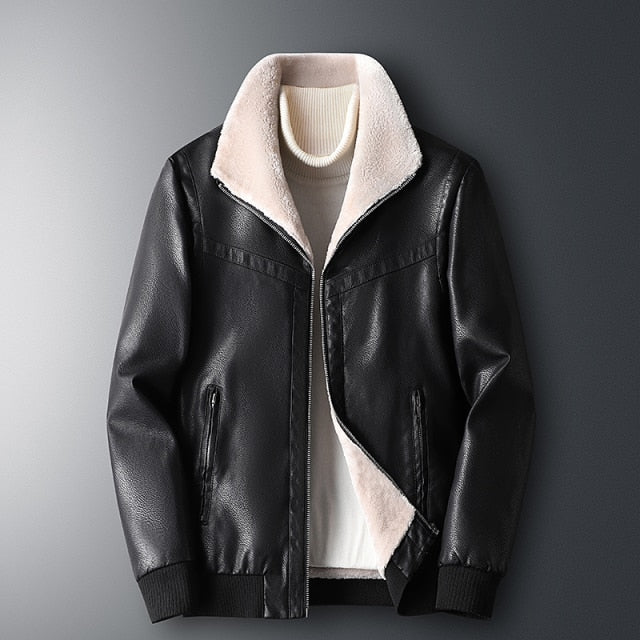 Atlas Shearling Leather Jacket