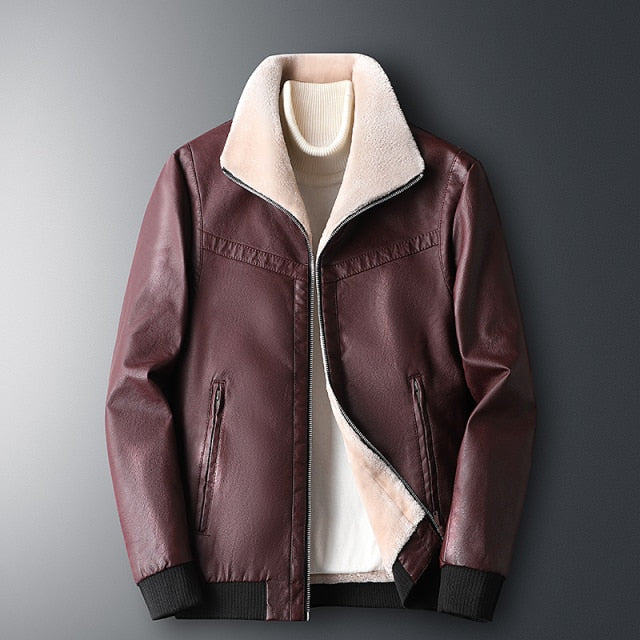 Atlas Shearling Leather Jacket