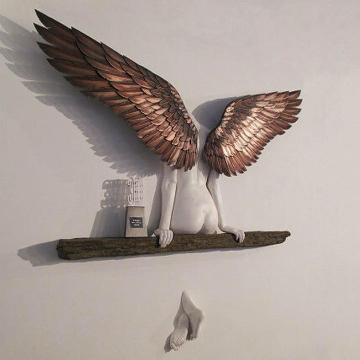 Wings Of Icarus Divine  Wall Sculpture